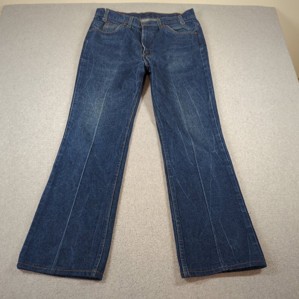 Vintage Levis 517 Jeans Mens 36x32 (Actual 34x29) Bootcut Orange Tab Made In USA
